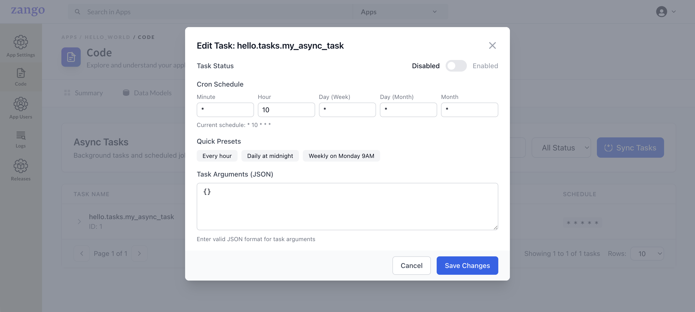 Scheduling Async Tasks 2
